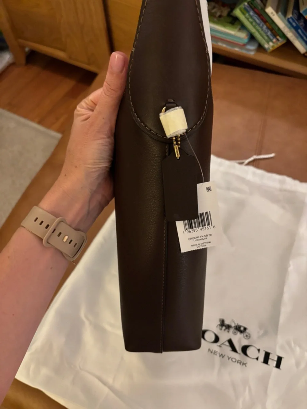 BRAND NEW Coach Brooklyn 28 Leather Shoulder Bag - Picture 8 of 9